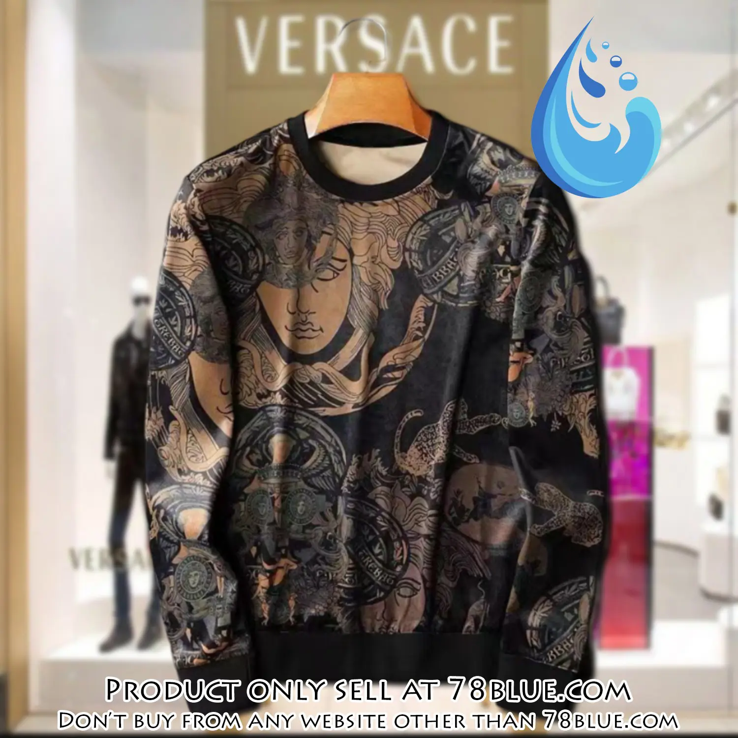 Versace luxury ugly sweater for winter lzu1406 78b1635689